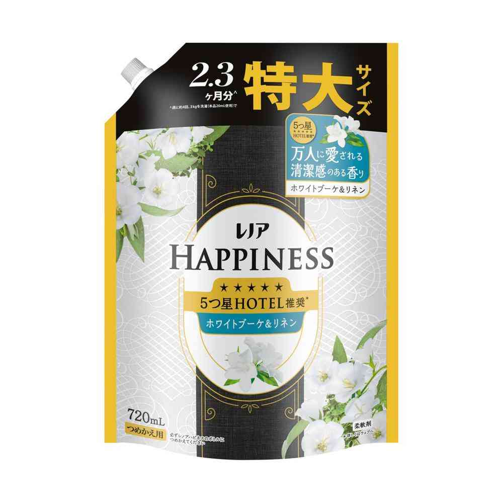 P＆G レノアハピネス 夢ふわタッチ ホワイトブーケ&リネン つめかえ 特大サイズ