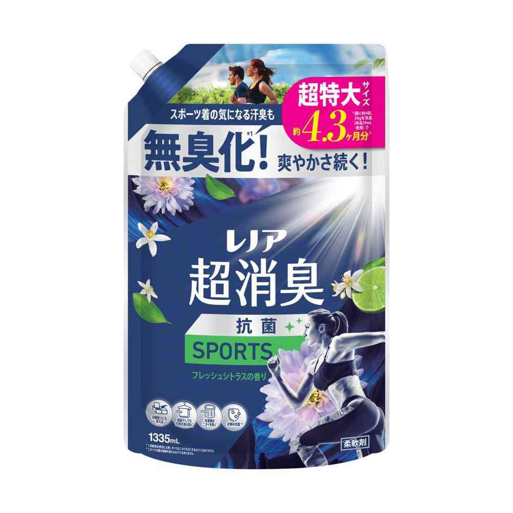 P＆G レノア 超消臭 SPORTS フレッシュシトラスの香り つめかえ 超特大サイズ