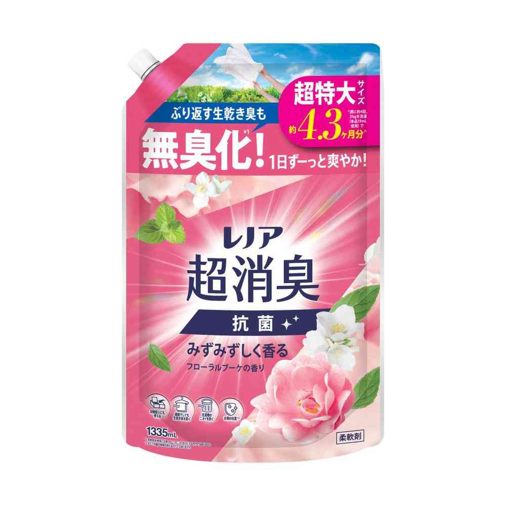 P＆G レノア 超消臭 みずみずしく香る フローラルブーケの香り つめかえ 超特大サイズ