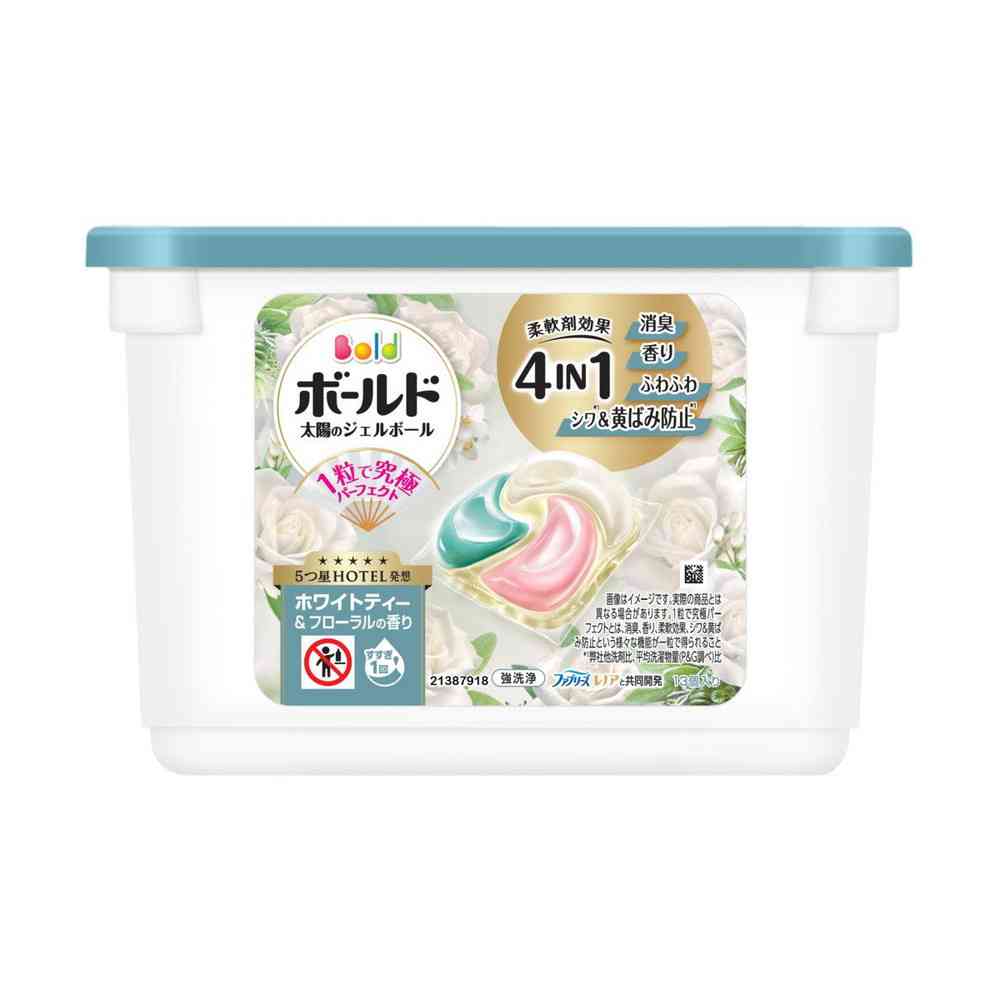 P＆G ボールド ジェルボール4D ホワイトティー＆フローラルの香り 本体 13個