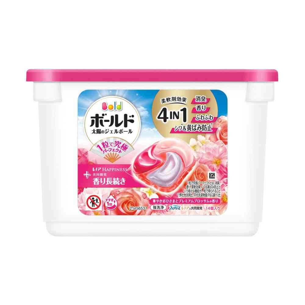 P＆G ボールド ジェルボール4D 華やかおひさまとプレミアムブロッサムの香り 本体 14個