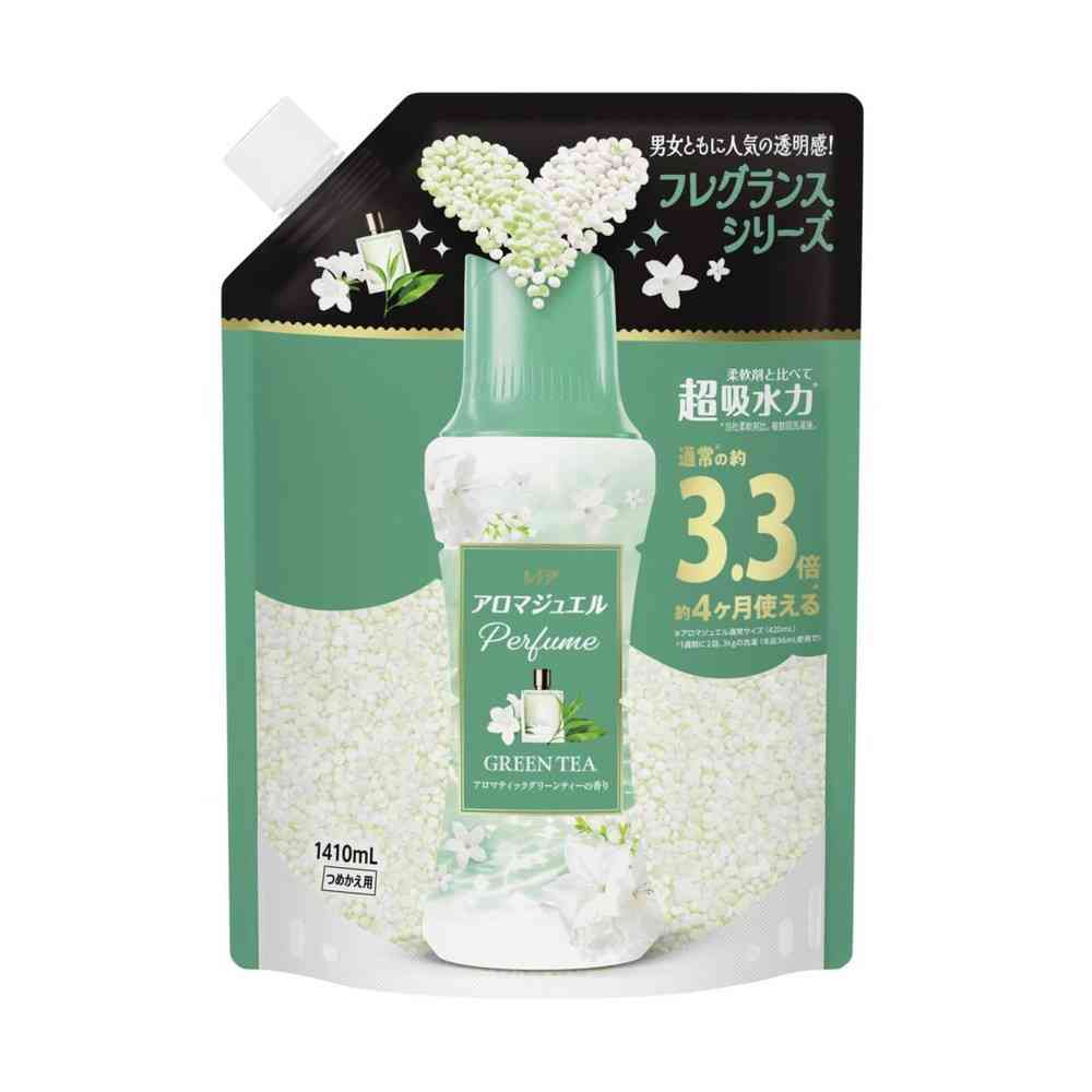 P＆G レノアアロマジュエル グリーンティーの香り つめかえ用 超特大サイズ 1410mL   [5個セット]