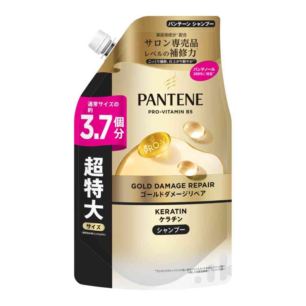 P＆G パンテーン ゴールドダメージリペア シャンプー つめかえ 超特大950g