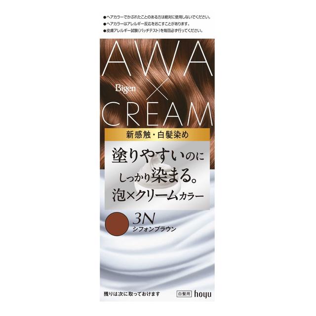 【医薬部外品】ビゲン 泡クリームカラー3N 1剤 50g + 2剤 40g + アフターカラー美容液 5ml