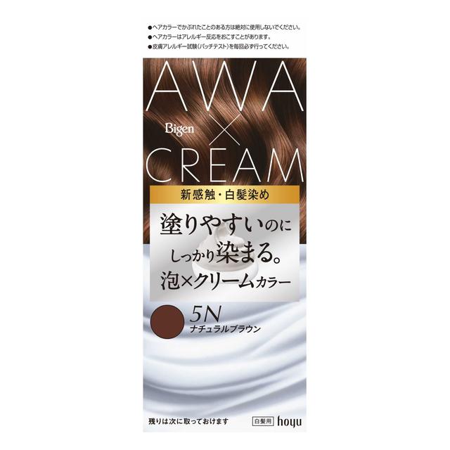【医薬部外品】ビゲン 泡クリームカラー5N 1剤 50g + 2剤 40g + アフターカラー美容液 5ml