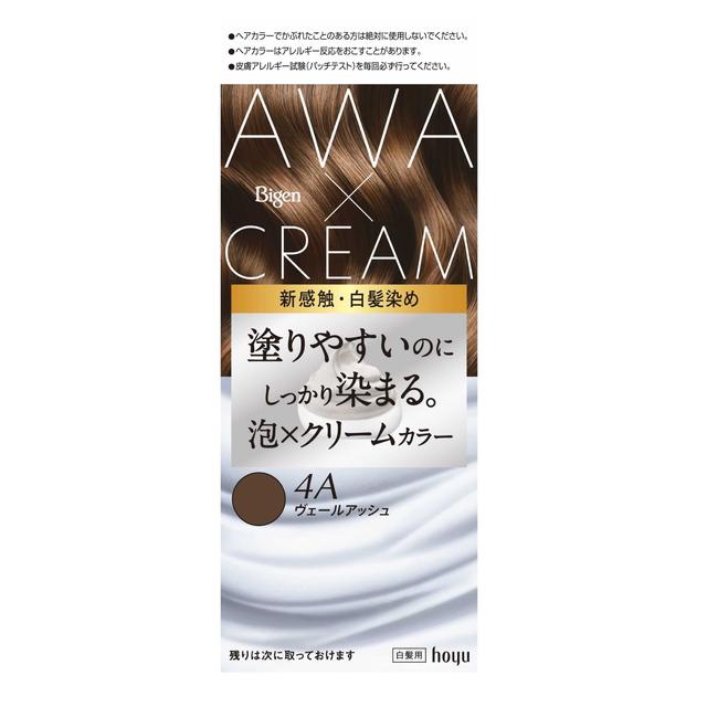 【医薬部外品】ビゲン 泡クリームカラー4A 1剤 50g + 2剤 40g + アフターカラー美容液 5ml