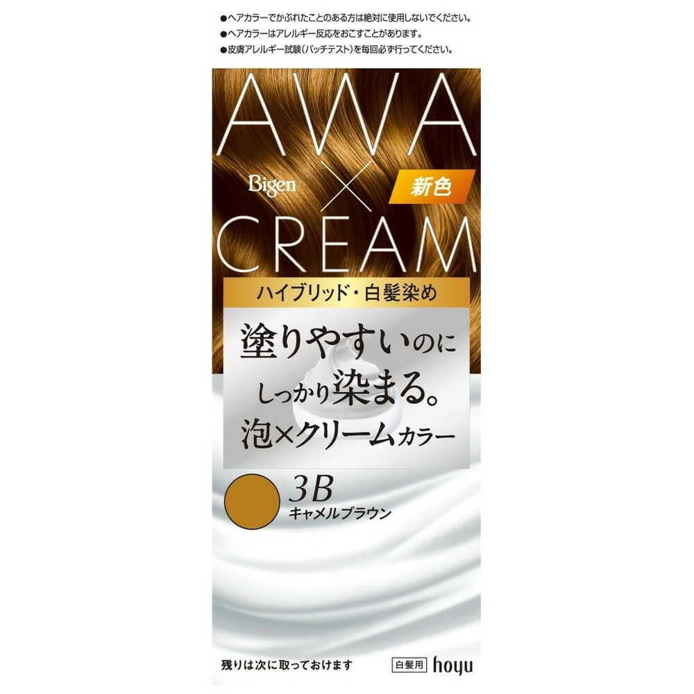 [医薬部外品]ビゲン 泡クリームカラー3B 1剤 50g + 2剤 40g + アフターカラー美容液 5ml