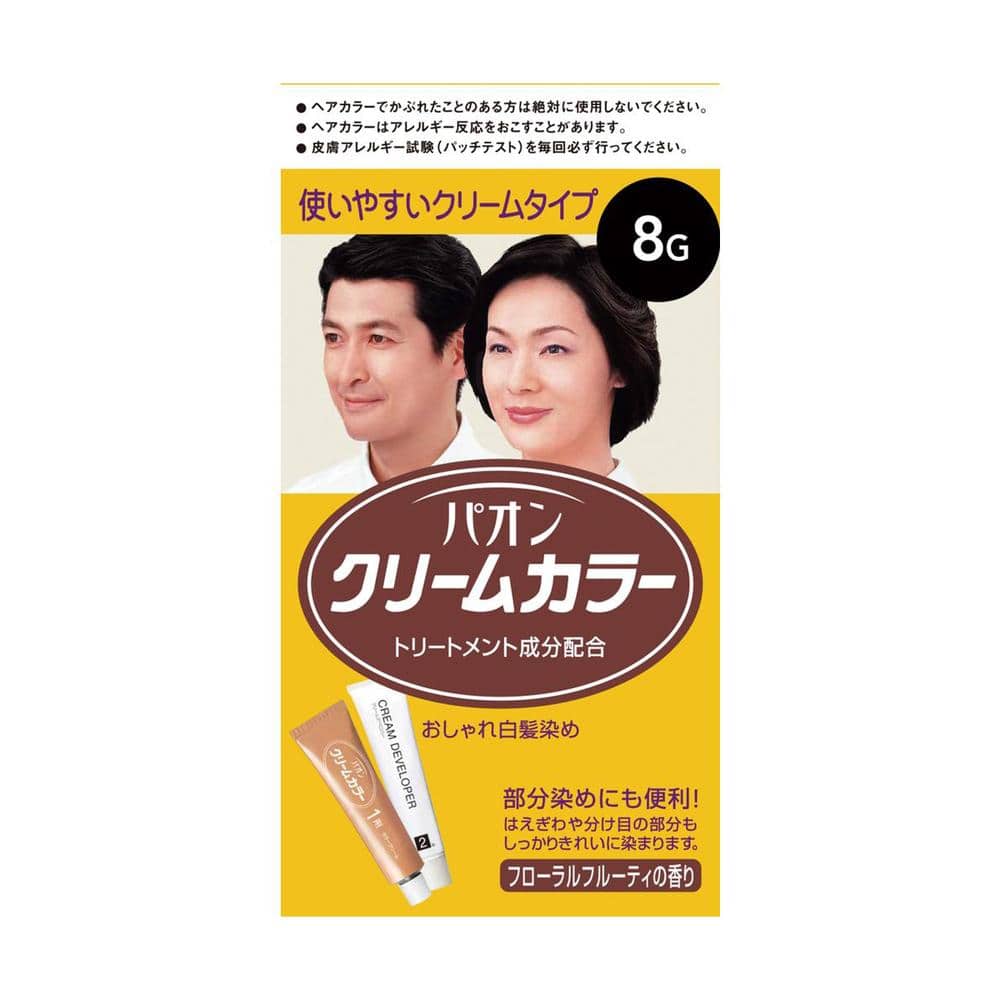 [医薬部外品]ヘンケル パオン クリームカラー 8G 自然な黒色 40g＋40g