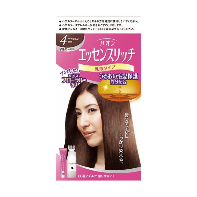[医薬部外品]パオン エッセンスリッチ 乳液タイプ 4 やや明るい栗色 50g+50ml