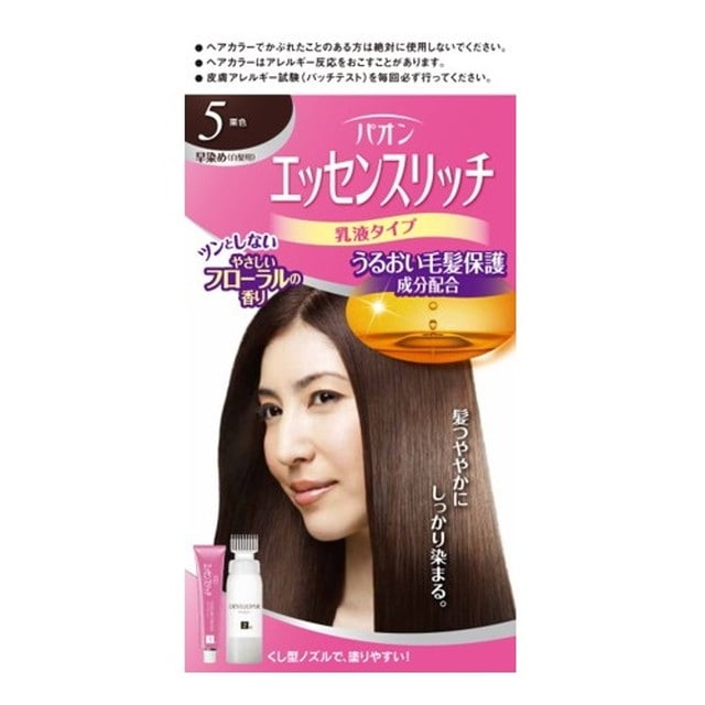 [医薬部外品]パオン エッセンスリッチ 乳液タイプ 5 栗色 50g＋50g