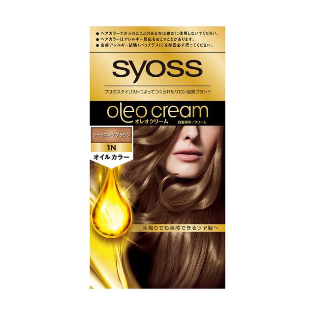 [医薬部外品]ヘンケルジャパン サイオス オレオクリームヘアカラー 1N 50g+50g
