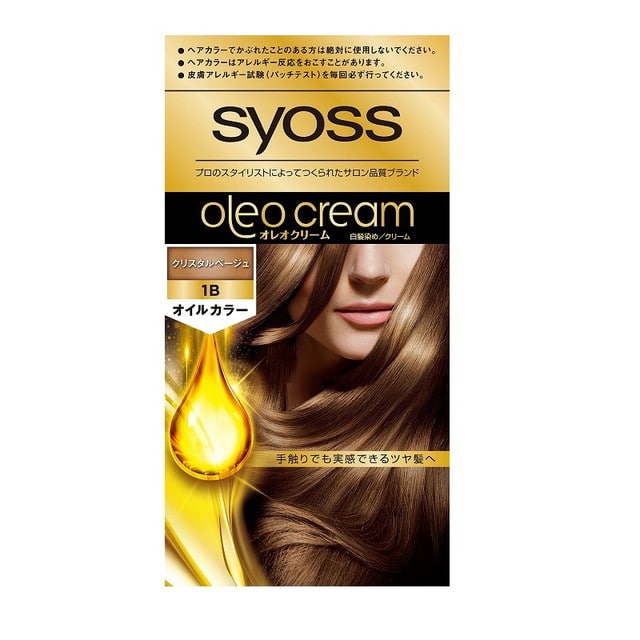 [医薬部外品]ヘンケルジャパン サイオス オレオクリームヘアカラー1B 50g＋50g