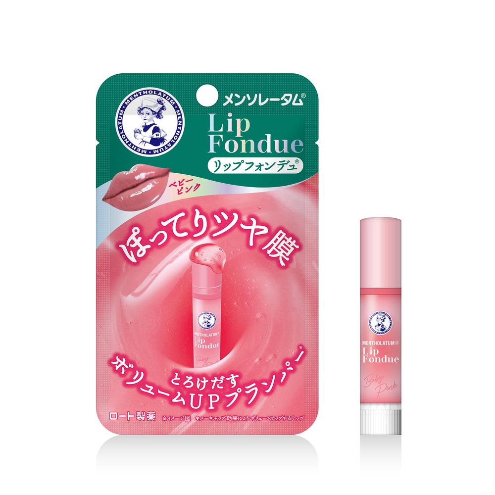 ロート製薬 メンソレータム リップフォンデュ ベビーピンク 3.2g