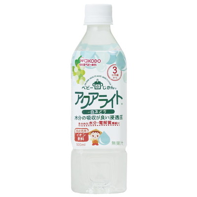 ◆和光堂 ベビーのじかん アクアライト 白ぶどう 500ml （3ヶ月頃から）【24本セット】