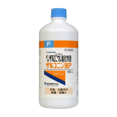 【第3類医薬品】健栄 ザルコニン液P 500ml 【2個セット】