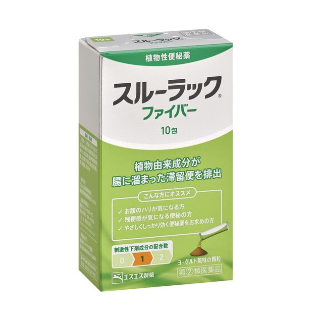 【指定第2類医薬品】エスエス製薬 スルーラックファイバー 10包