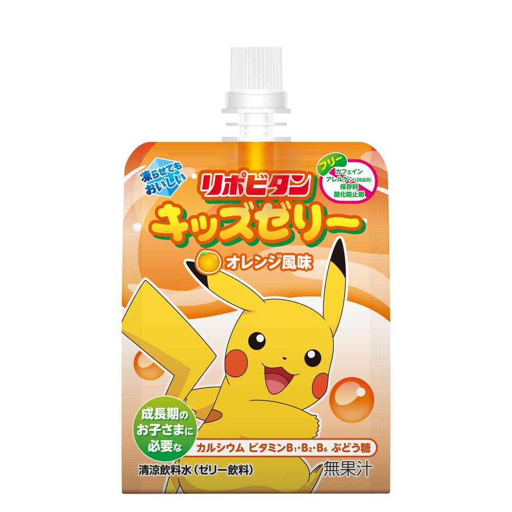◆大正製薬 リポビタンキッズゼリー オレンジ風味 125g×6