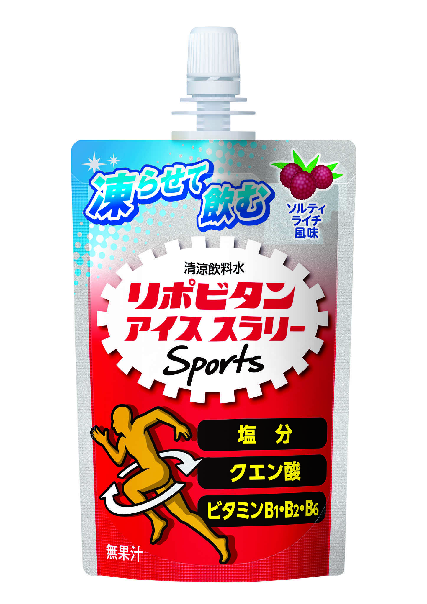 ◆大正製薬 リポビタン アイススラリー ソルティライチ風味 120g×30個入