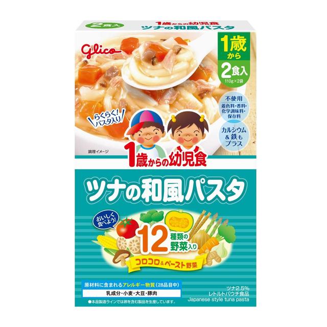 ◆江崎グリコ 1歳からの幼児食 ツナの和風パスタ 110g×2個入り