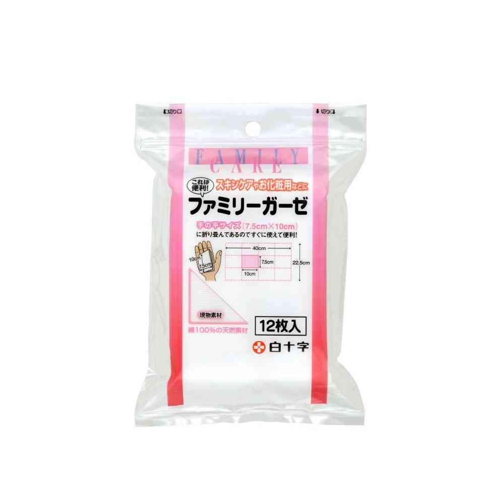 白十字 FC ファミリーガーゼ 12枚