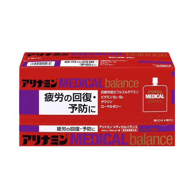 【指定医薬部外品】アリナミン メディカルバランス グレープ風味 100ml×6個入り