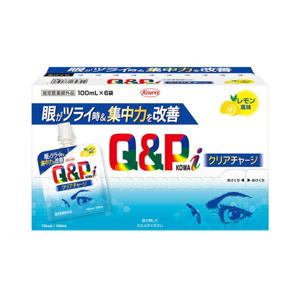 [指定医薬部外品]興和 キューピーコーワi クリアチャージ レモン風味 100ml×6袋