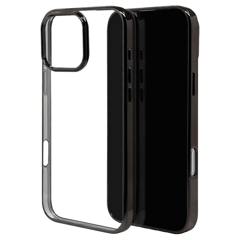 テレホンリース iPhone16 Pro Max  TPUメタルフレーム ブラック 8275IP467PTPBK