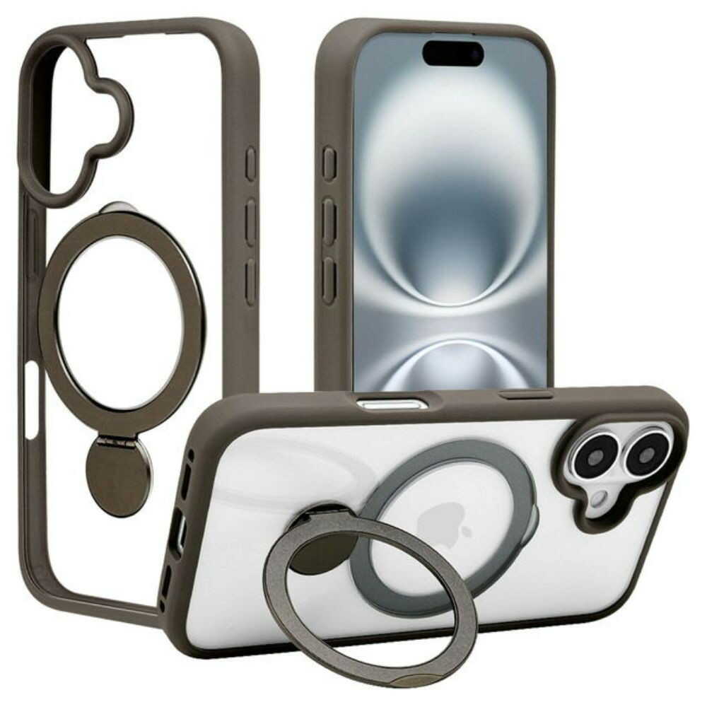 テレホンリース iPhone16 ケース カバー ZEROSAFE Shaft MagSafe対応 ナチュラル