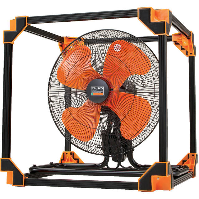 TRUSCO 全閉式アルミハネ工場扇 ゼフィール キューブタイプ 【直送品】 返品・キャンセル・他商品と同時購入は不可