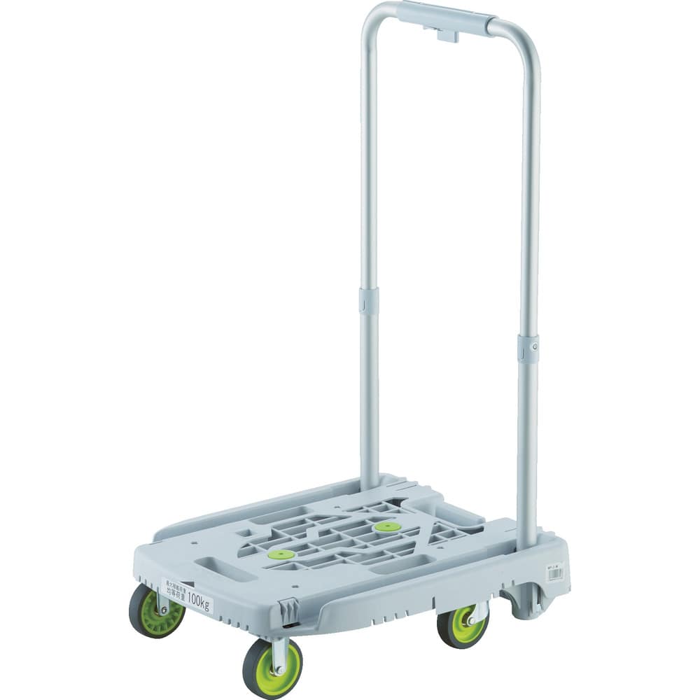 TRUSCO 樹脂台車 カルティオミニ weego ホワイト メーカー直送 ▼返品・キャンセル不可【他商品との同時購入不可】