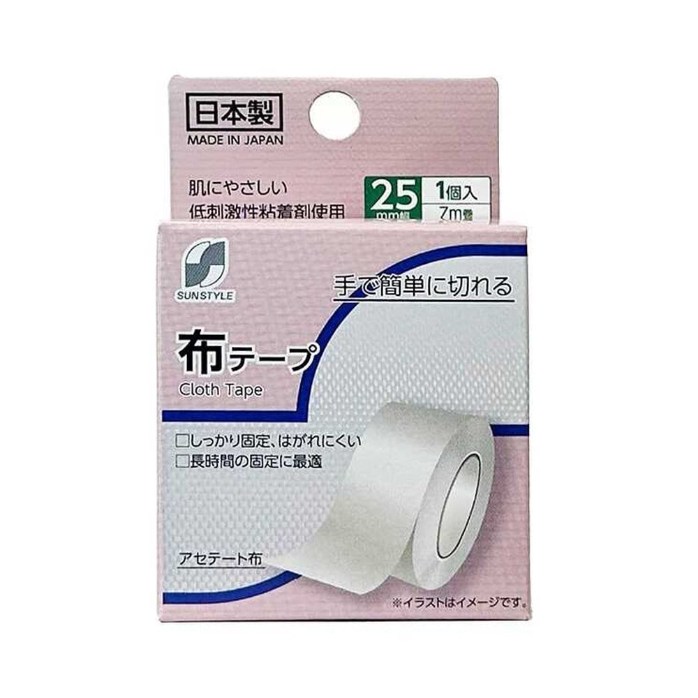 SUN STYLE（サンスタイル） 布テープ 25mmx7m 1巻 [6個セット]