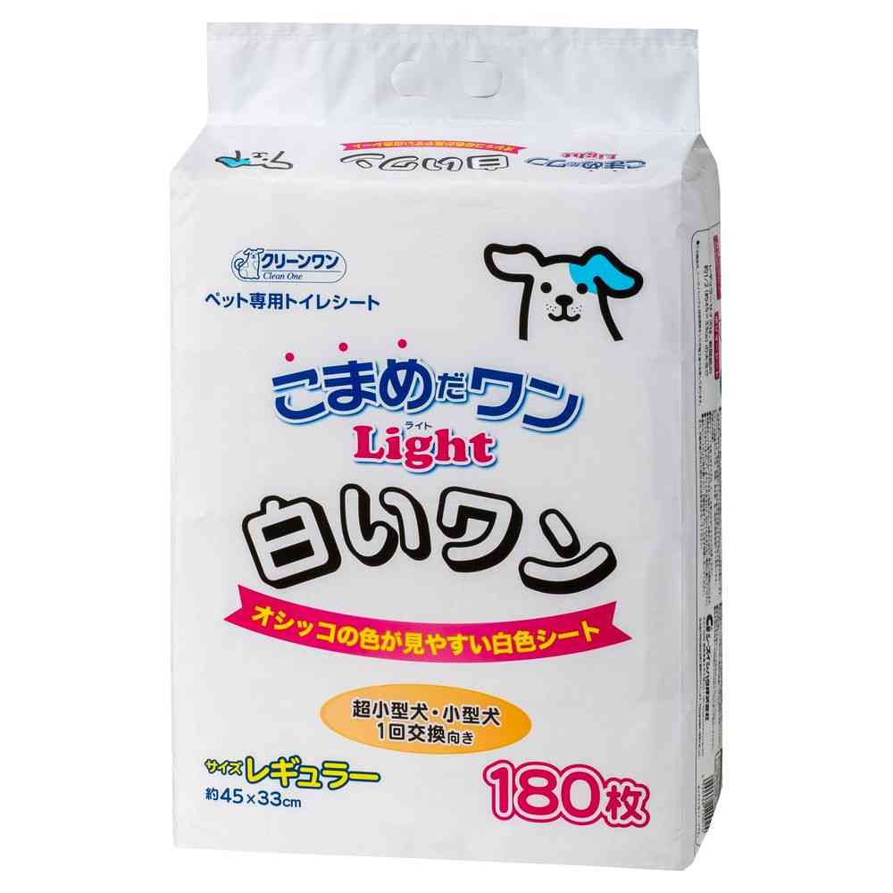 シーズイシハラ クリーンワン こまめだワン 白いワン レギュラー 180枚