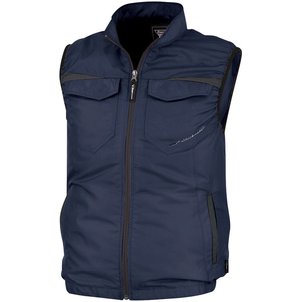 空調服ベストXE98011-19-5L ディープネイビー メーカー直送 ▼返品・キャンセル不可【他商品との同時購入不可】