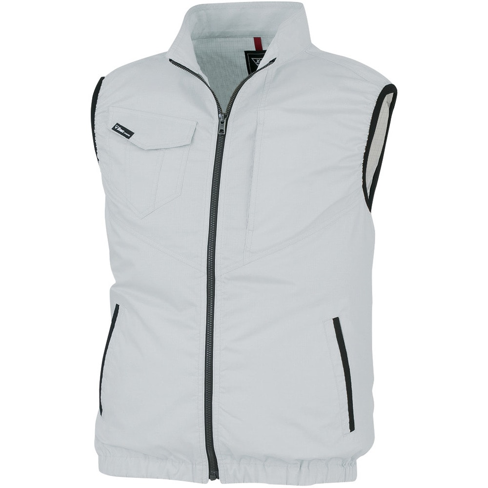 空調服制電ベストXE98014-22-4L シルバーグレー 【直送品】 返品・キャンセル・他商品と同時購入は不可