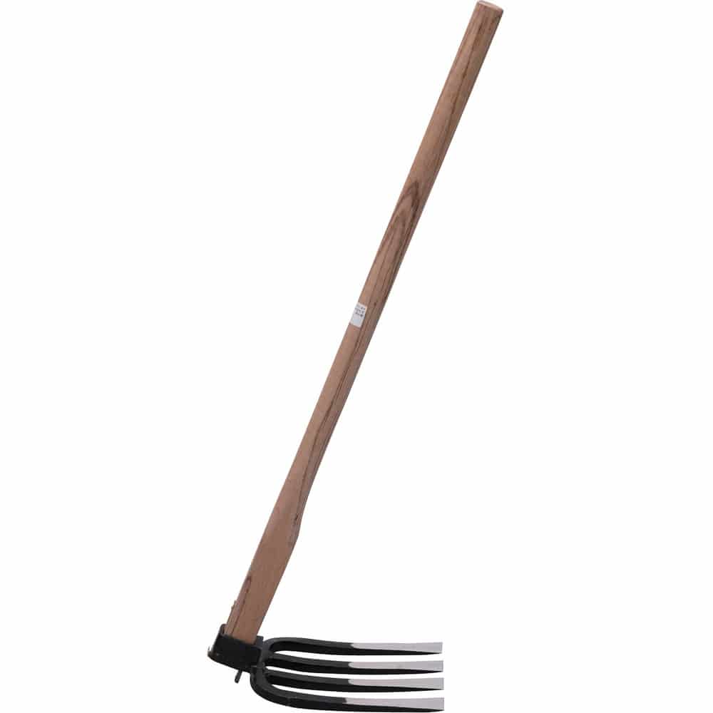 SENNARI 備中鍬 土方四本鍬 全長900mm 爪数4本 メーカー直送 ▼返品・キャンセル不可【他商品との同時購入不可】