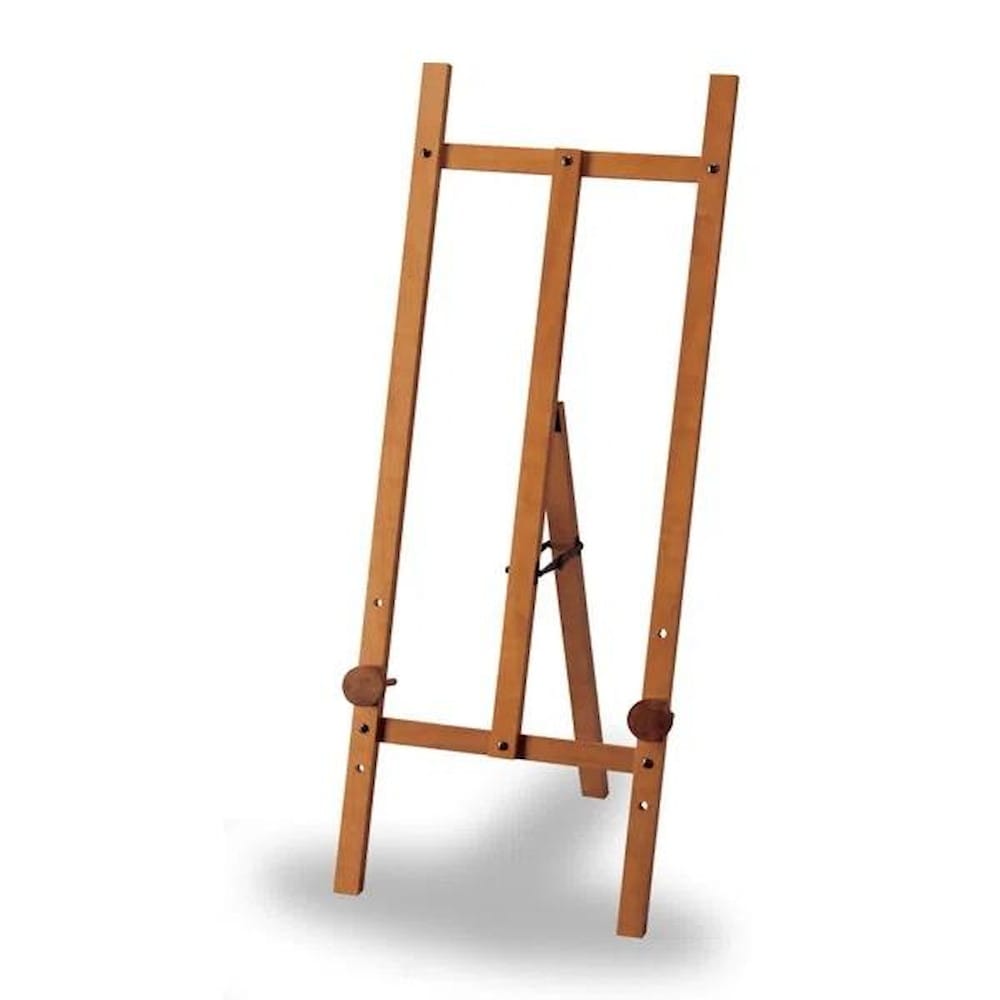 ユーパワー 木製イーゼル Lサイズ ミドルブラウン 06001 【直送品】 返品・キャンセル・他商品と同時購入は不可