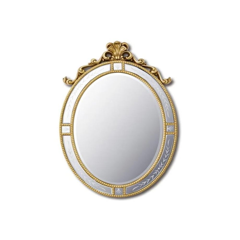 グレース エッチング スタイル ミラー「エリプス」 【直送品】 返品・キャンセル・他商品と同時購入は不可