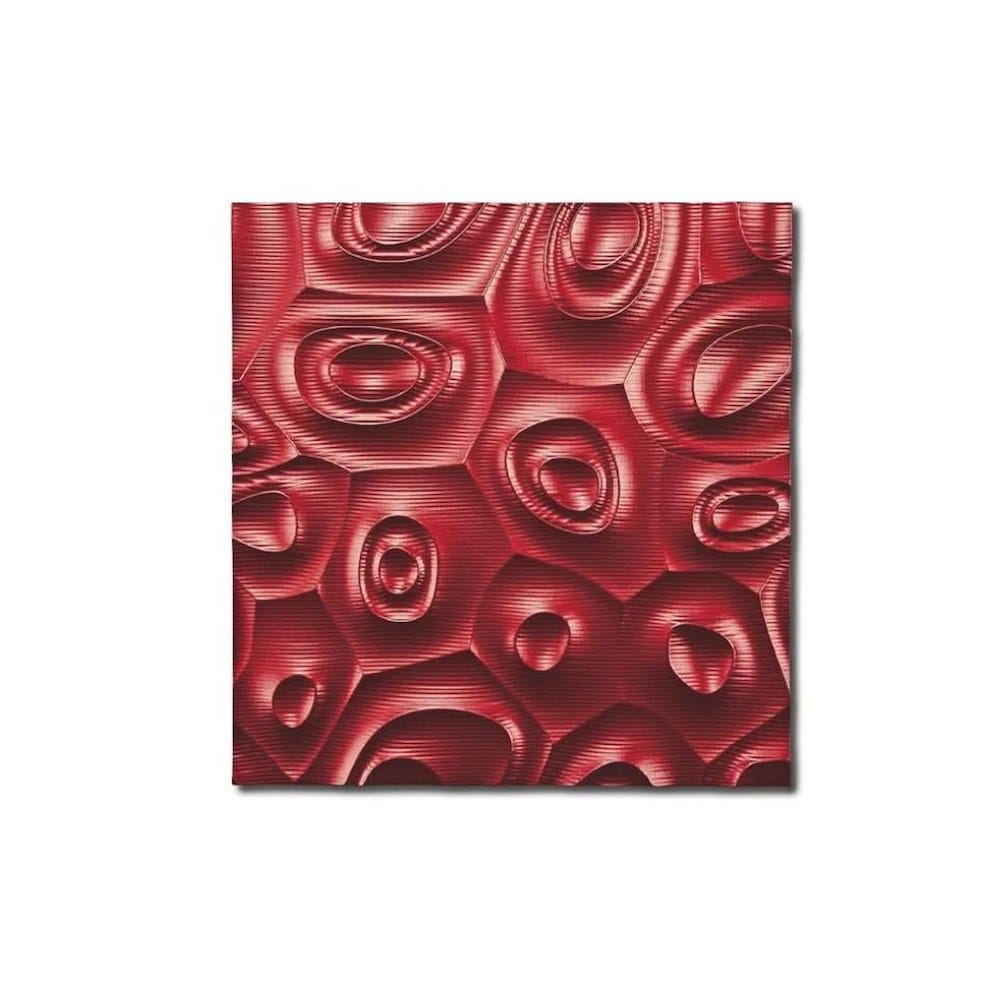 プラデック ウォール アート「ネビュラス」 メタルレッド 【直送品】 返品・キャンセル・他商品と同時購入は不可