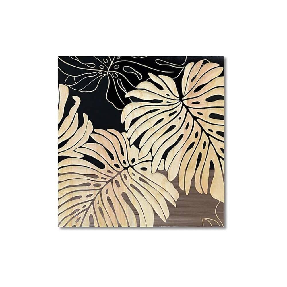 アート「ワイルド モンステラS」 BK+NP SA-08552 【直送品】 返品・キャンセル・他商品と同時購入は不可