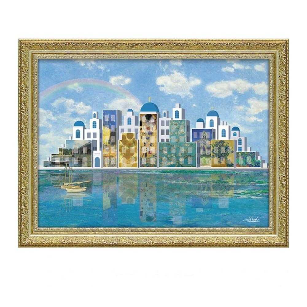 アートパネル 白石 創多 「名画のレイクアイランド」 【直送品】 返品・キャンセル・他商品と同時購入は不可