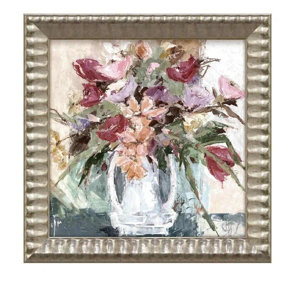 アートパネル スーザン ペペ 「レインボー ブーケ」 【直送品】 返品・キャンセル・他商品と同時購入は不可