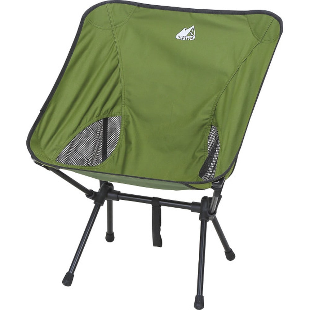 クエスタイル アウトドアチェア グリーン O42T002G メーカー直送 ▼返品・キャンセル不可【他商品との同時購入不可】