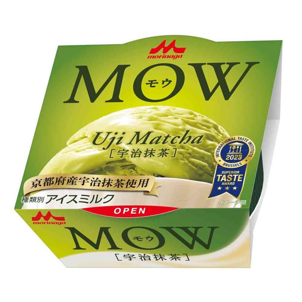 ◆森永乳業 MOW 宇治抹茶140ml×18個[直送品・クール便] 返品・キャンセル・他商品と同時購入は不可