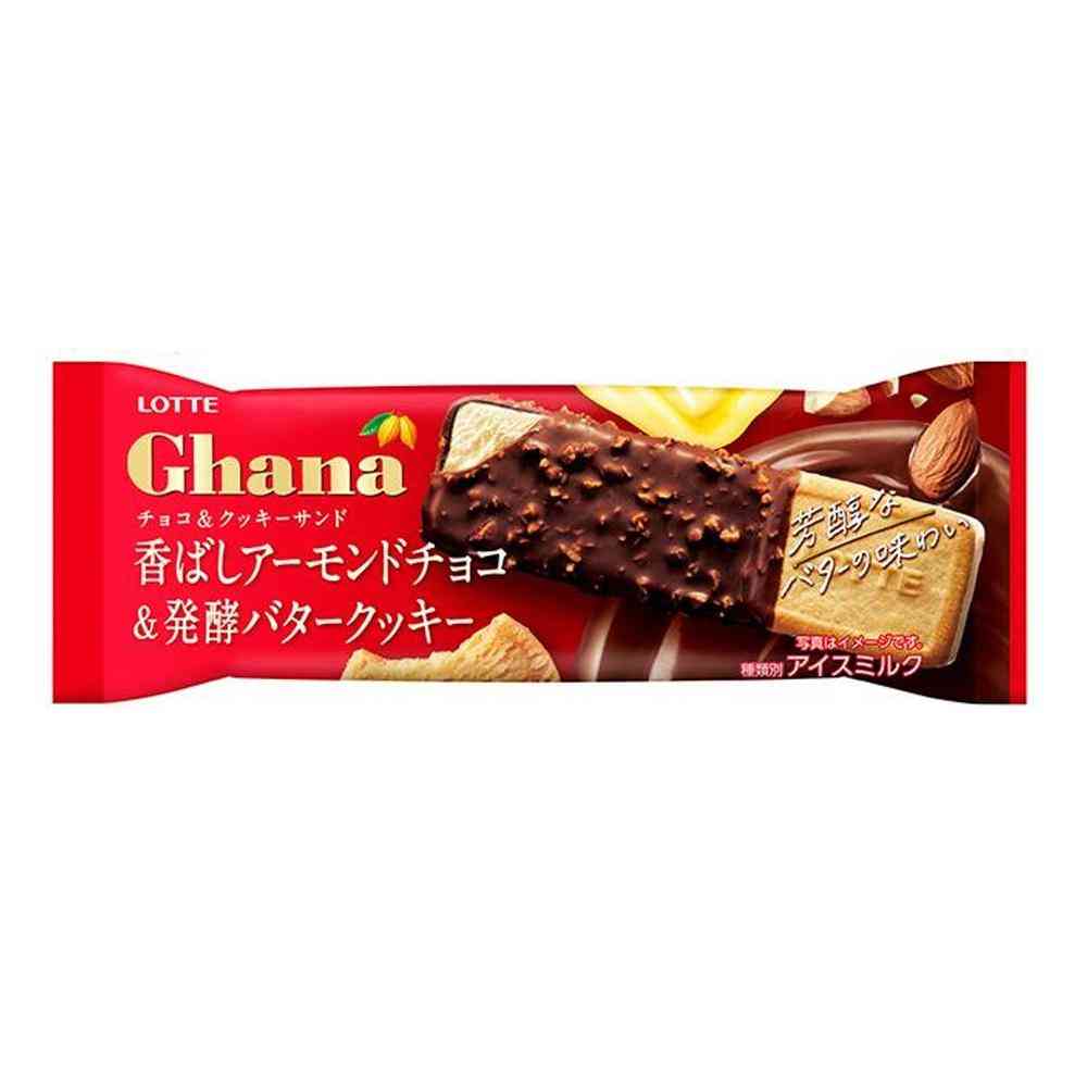 ◆ロッテ ガーナ チョコ＆クッキー サンド76ml×24個[直送品・クール便] 返品・キャンセル・他商品と同時購入は不可