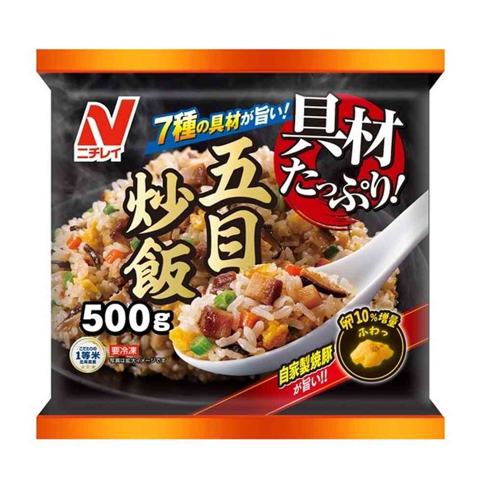 ◆ニチレイ 具材たっぷり五目炒飯500g×12袋[直送品・クール便] 返品・キャンセル・他商品と同時購入は不可