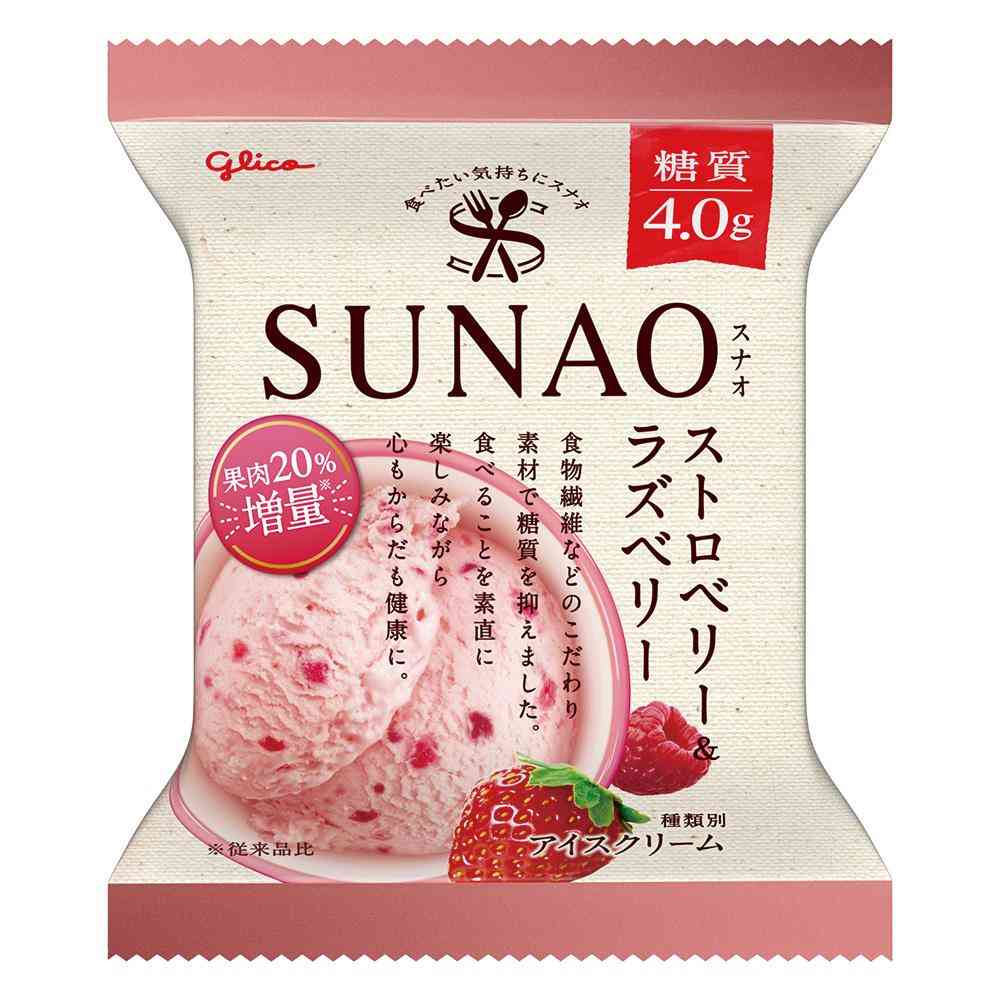 ◆江崎グリコ SUNAO ストロベリー＆ラズベリー120ml×36個[直送品・クール便] 返品・キャンセル・他商品と同時購入は不可