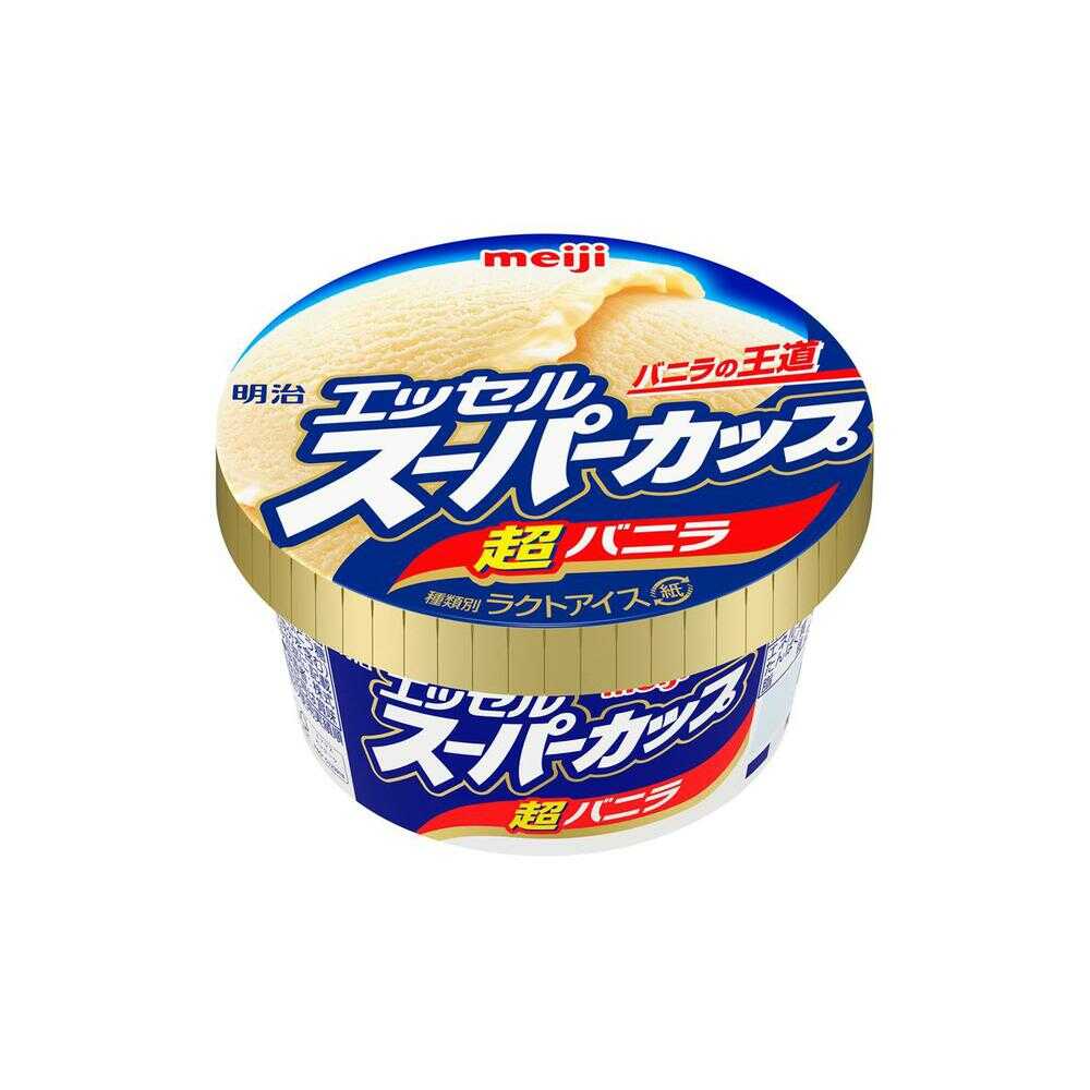 ◆［アイス］ 明治 エッセルスーパーカップ超バニラ 200ml×6個 メーカー直送 クール便 ▼返品・キャンセル不可[他商品との同時購入不可]
