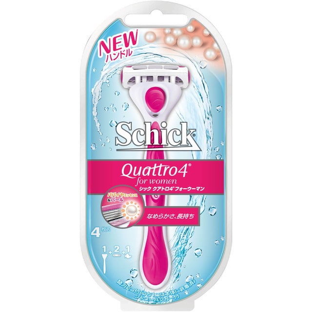 シック クアトロ4フォーウーマンホルダー 替刃2個付