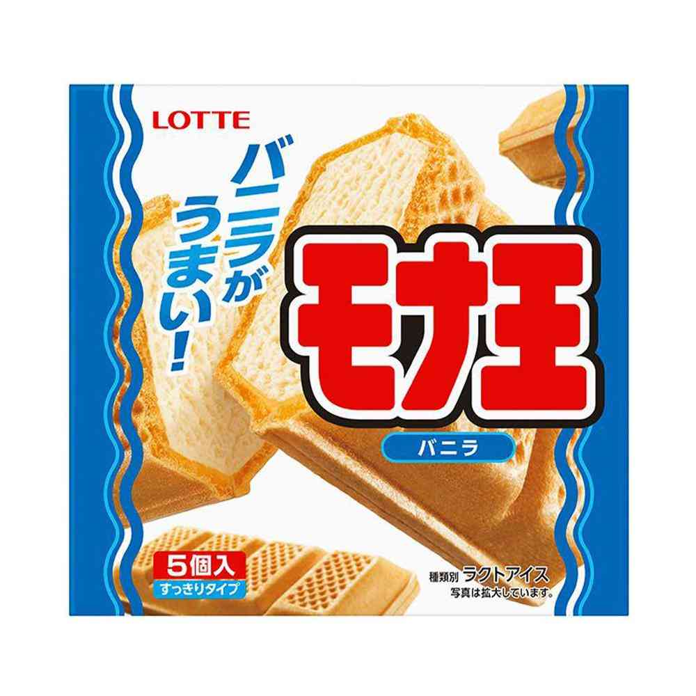 ◆ロッテ モナ王 マルチ バニラ500ml×8個[直送品・クール便] 返品・キャンセル・他商品と同時購入は不可