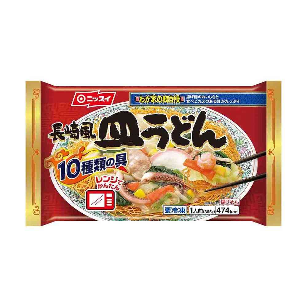 ◆ニッスイ 長崎風皿うどん365g×12袋[直送品・クール便] 返品・キャンセル・他商品と同時購入は不可